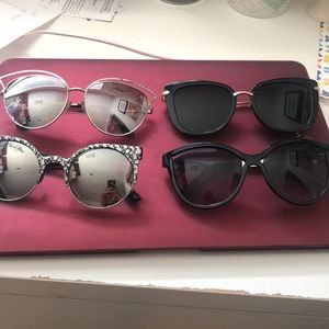 Mirrored Eye Sunglasses